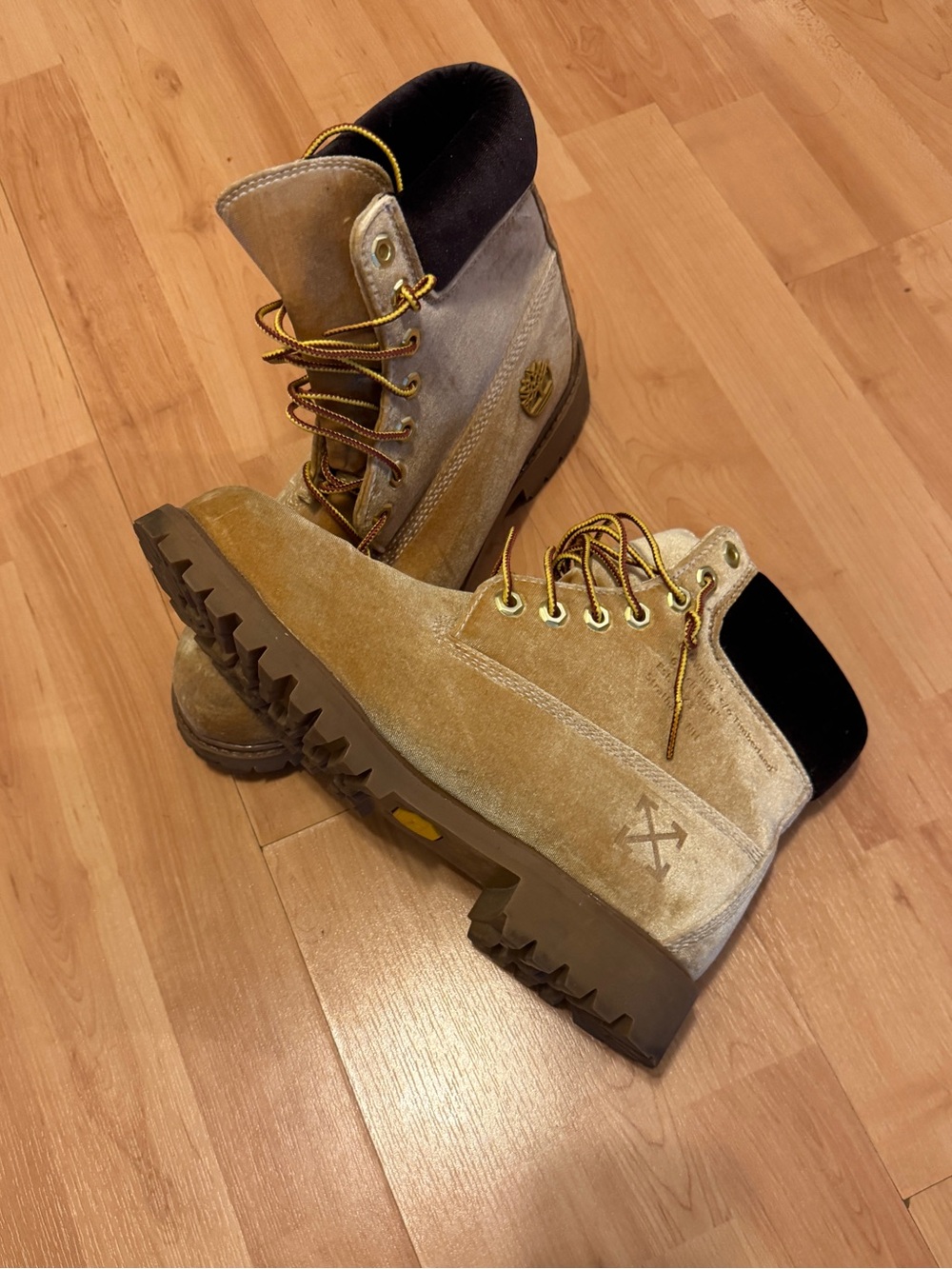 Off-White x Timberland boots